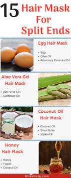 15 Effective Hair Mask For Split Ends That Are Easy To Make Blissonly Split Ends Hair Effective Hair Masks Split End Hair Mask