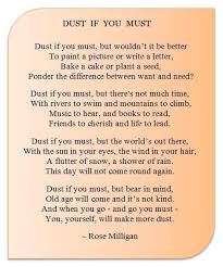 Pin By Victoria Lamb On Quotes I Love 2 Dust If You Must Funeral Poems Poems