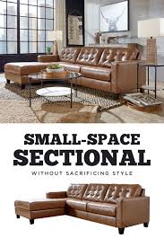 Baskove Auburn Sectional By Ashley Furniture Ashleyfurniture In 2020 Small Space Sectional Small Space Living Small Spaces