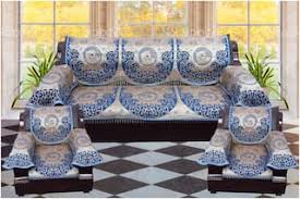 Free delivery and returns on ebay plus items for plus members. Buy Aerolooks Cotton Sofa Set Covers With Arm Rest Covers 5 Seater Blue Online At Low Prices In India Paytmmall Com