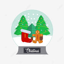 Over 200 angles available for each 3d object, rotate and download. Christmas Snow Globe With Tree Base Light Santa Claus Cartoon Png And Vector With Transparent Background For Free Download