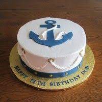 Chocolate shard cake decorations are fun and pretty easy to make so we thought we'd share with you some tips and the method for making them. The Sugar Fairy S Profile On Cake Central Anchor Birthday Cakes Anchor Cakes Nautical Cake