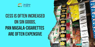 Cess Is Often Increased On Sin Goods Goods And Service Tax Goods And Services Masala