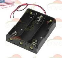 3S Battery Holder Case Clip Box for 3X 18650 12V Li-Ion with 6" Wire Leads  USA