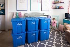 Kids rooms is a small jungles.lots of toys, all their clothes, stories, things from school, pencils, notebooks and cardboard, paper and stuffed animals … the list is endless! How To Organize And Store Outgrown Baby Clothes Small Stuff Counts