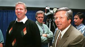 While robert kraft is not the biological father, he is thrilled with ricki's blessing of having a healthy child. Bill Parcells Polarizing Pats Candidacy New England Patriots Blog Espn