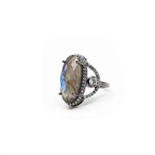Het ontwerp van onze gouden ring met rozenkwarts is die van een boei. Labradoriet Edelsteen Ring 925 Zilver A Kwaliteit Kopen Spiru