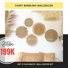 Check out daily flash deals, online shopping vouchers and bundled deals featuring cashback offers to maximise your. Bundling Package A Placemat Walldecor Ikpb Shopee Thailand