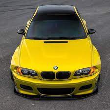 bmw e46 m3 yellow widebody bmw bmw e46 bmw e46 sedan