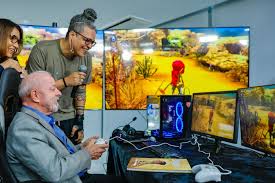 Lula abre caminho para jovens brasileiros na indústria de games: ‘Façam, que nós damos a cobertura’
