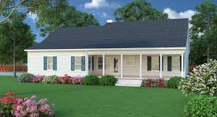 Simple floor plans are usually divided into a living wing and a sleeping wing. This Affordable Southern Ranch House Plan Now Has An Aerial View Rendering