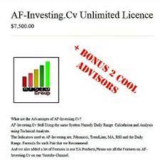 Forex Robot Af Investing Cv Unlimited License 2019 Original Bonus Forex Unlimited Bonus