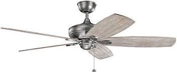 Brushed nickel dual threaded ceiling fan extension downrod Ceiling Fan From Amazon Want To Know More Click On The Image Note It Is Affiliate Link To Amazon Li Ceiling Fans Without Lights Ceiling Fan Antique Pewter