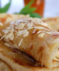 Recette Msemen Aux Amandes Crepes Feuilletees Recettes By Hanane