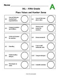 ixl math progress charts for 5th grade