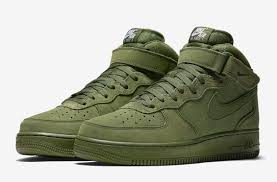 You Can T Go Wrong With The Nike Air Force 1 Mid Legion Green Kicksonfire Com Nike Shoes Women Nike Free Shoes Nike