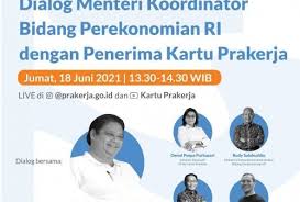 Nasional selasa, 8 juni 2021 | 10:40 wib. Trending News Siaran Langsung Kartu Prakerja Bersama Menteri Koordinator Bidang Perekonomian Ri Pertanda Kartu Prakerja Gelombang 18 Dibuka