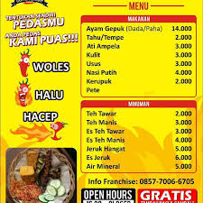 Membuat sambal sederhana dari awal memungkinkan anda mendapatkan tingkat kepedasan yang pas. Ayam Gepuk Pak Gembus Restaurant