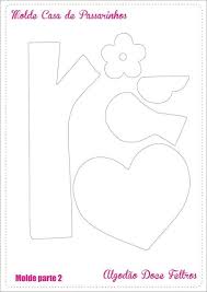 2 Casinhas De Passarinhos Para Enfeite De Porta Com Moldes Feltro E Moldes Para Artesanato Essas fofuras tomam conta da imaginação dos artesões. enfeite de porta com moldes feltro