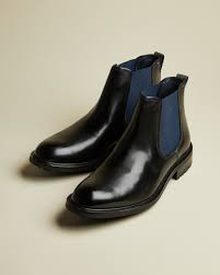 Our chelsea boots are handcrafted and made from real leather. Leather Chelsea Boots Black Accessories Ted Baker Row