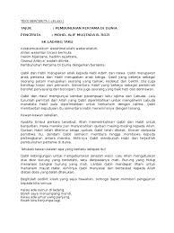 Kisah habil dan qabil, kisah pembunuhan pertama di dunia. Teks Bercerita Qabil Habil