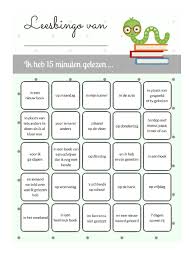 Leesbingo Deel 1 3 Helpen Met Lezen Leesmotivatie Leesmap