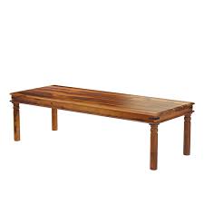 Yet it also offers a small space between the plate and the base for extra storage. San Francisco Large Rustic Solid Wood Dining Table Transitional Style