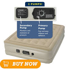 Serta Raised Air Mattress With Never Flat Pump 2 Air Mattress Camping Air Mattress Camping World Rv Sales