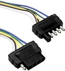 Yellow and green are for left and right turns and braking. Amazon Com Reese Towpower 85215 5 Way Flat Connector Automotive