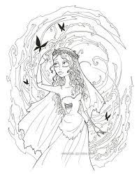 It's so pretty licia chan! Corpse Bride Lineart Cat Coloring Book Coloring Books Coloring Pages