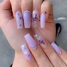 Maybe you would like to learn more about one of these? Nailsby Melissa Allacrylic Theglitternail Nailspink Nailsmania Nailswow Lovenailart N Purple Acrylic Nails Purple Nails Acrylic Nails Coffin Short