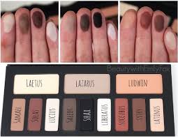 Kat Von D Shade Light Eye Contour Palette And Too Faced Natural Matte Eyeshadow Palette Makeup Swatches Makeup Gift Kat Von D Makeup