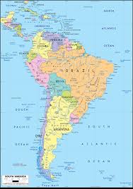 Detailed Clear Large Political Map Of South America Ezilon Maps