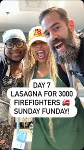 Day 7! LAsagna for 3000 firefighters 🚒 #thepastamark #lasagna  #lafirefighters #donate #food #fun #sunday #pastalover #pasta #love #chef  #longbeach @wobblebubblerumble @chollen2 @brandimurdocklewin ...