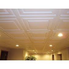 Ceilume Stratford White Feather Light 2 Ft X 2 Ft Lay In Ceiling Panel Case Of 10 Hd Stratf 22wto With Images Drop Ceiling Basement Ceiling Tiles Drop Ceiling Tiles