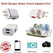 Led Dual Usb Wall Charger Home Travel Adapter Fast Eu Us Plug For Iphone Samsung Travel Power Converter Ideas Of Travel Power Converter Travelpower Travel