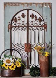 Distressed Vintage French Country Wood Metal Garden Gate Arch Window Wall Decor Unbranded Gardengate Gate Wall Decor Garden Gate Wall Decor Window Wall Decor