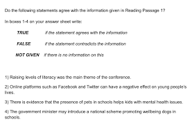 May see sections such as abstract, discussion, results, and conclusion; Ielts Reading True False Not Given Questions Ielts Jacky
