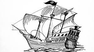 How To Draw A Sailing Boat Step By Step | Drawing A Ship With Pen | Pen  Drawing | Easy Ship Drawing - Youtube