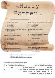 Two new harry potter books are coming out this october, and potterheads, it's time to get excited. The Harry Potter Quiz English Esl Worksheets For Distance Learning And Physical Classrooms