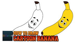736 x 414 jpeg 36 кб. How To Draw Cartoon Banana Easy Step By Step For Kids Funny Banana Drawing Tutorial Youtube