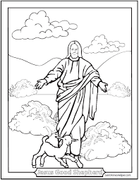 The good shepherd happy hearts bible study. Good Shepherd Picture Jesus Good Shepherd Coloring Page