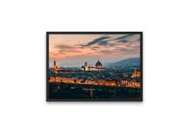 tablou canvas apus soare oras istoric – The Print Studio