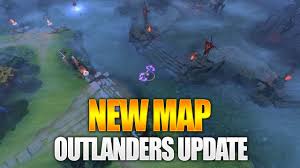 It is comprised of two sides, one for the radiant faction, and one for the dire faction. Dota 2 New Map Outlanders Update Youtube