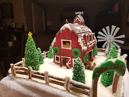 My Gingerbread Barn 2nd Place In An Online Gingerbread Competition Gingerbread House Gingerbread Old Barn