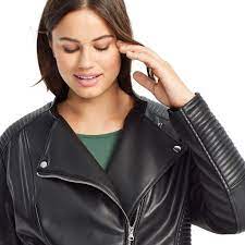 Plus Size East Adeline By Dia Co Faux Leather Moto Jacket Faux Leather Moto Jacket Leather Moto Jacket Leather Moto