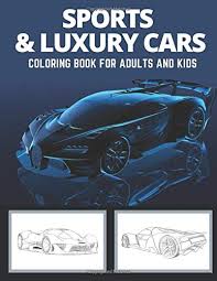 Easy coloring page of a ferrari auto racing helmet. Sports And Luxury Cars Coloring Book For Adults And Kids Creative Designs Of Lamborghini Porsche Ferrari Bugatti Tesla Bentley And Lots More Paperback 9 April 2020 Buy Online In Paraguay At