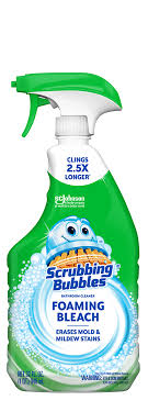 To do that, you'd need to scrub and rinse the surfaces first, and then apply a bleach solution. Products Scrubbing Bubbles Us