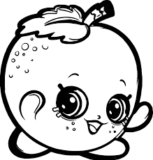 Cool April Apricot Shopkins Fruit Coloring Page Fruit Coloring Pages Elephant Coloring Page Animal Coloring Pages