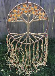 Join the macrame for beginners facebook group! Fall Macrame Wall Hanging By Evergreen Bohemian Macrame Wall Hanging Tree Of Life Macrame Fall Macrame